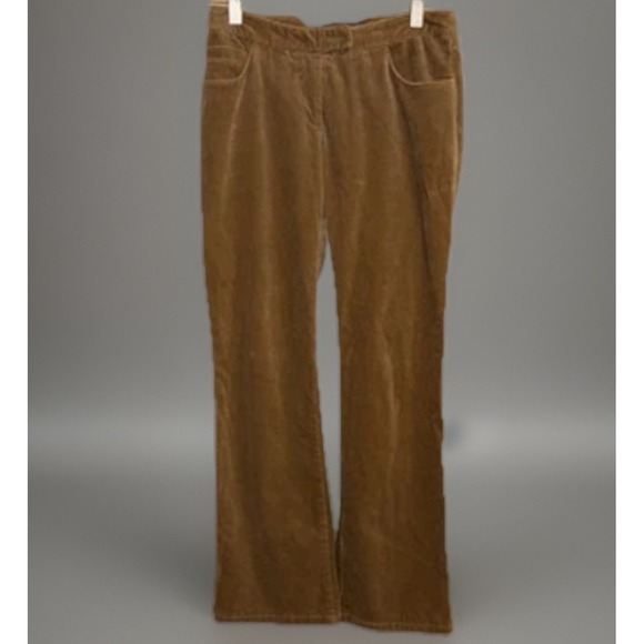 Vintage Y2K Corduroy Pant Suit Women's 2 Hipster Camel - Picture 9 of 12